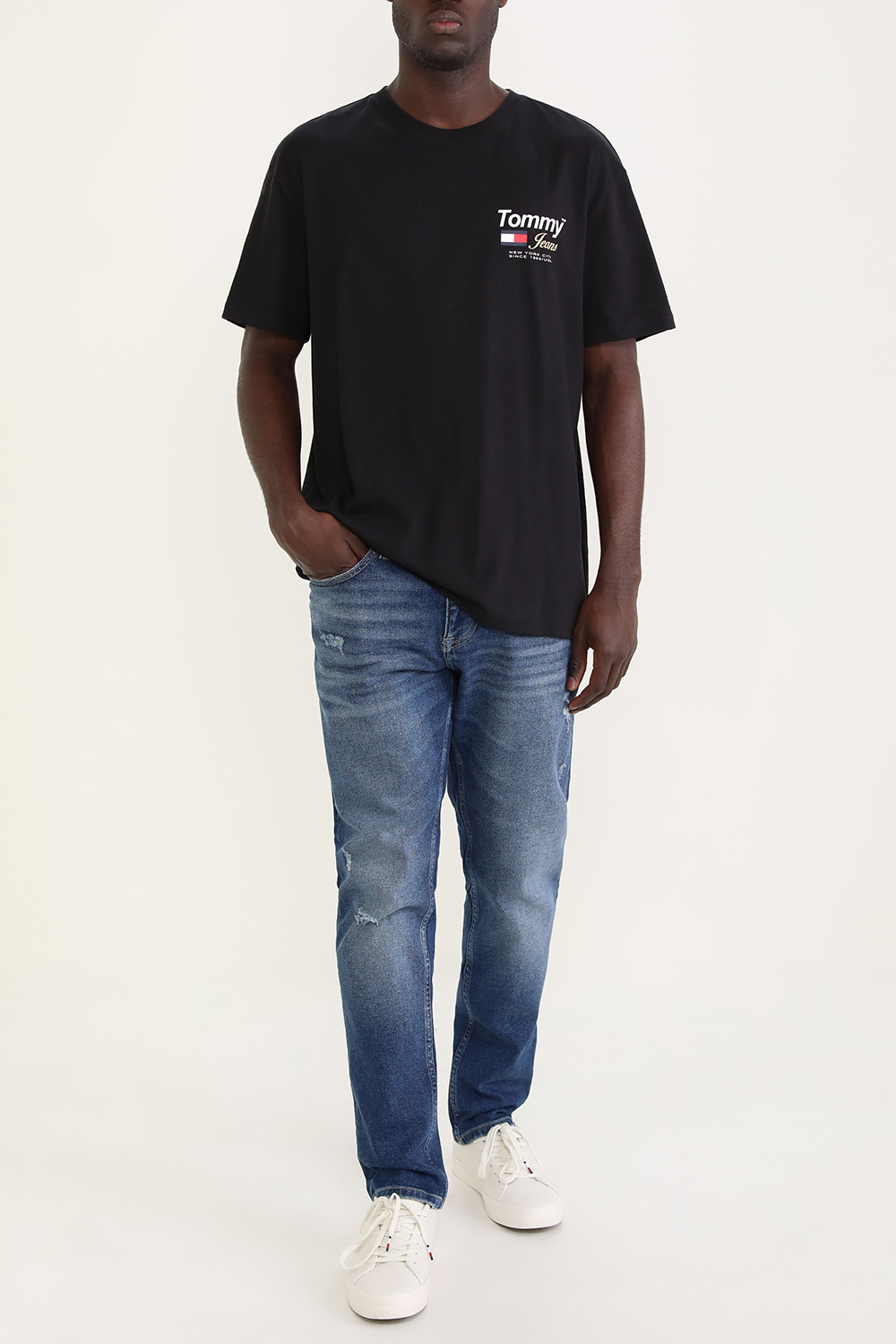 חולצת טי עם הדפס לוגו בגב TOMMY HILFIGER